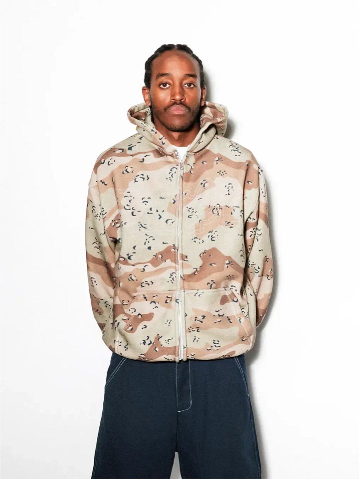 Breakdown Zip-Thru Hood, Desert Camo product image (1)