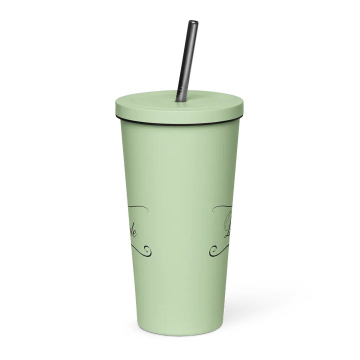 Tumbler with Straw - Bride - Black Text product image (2)