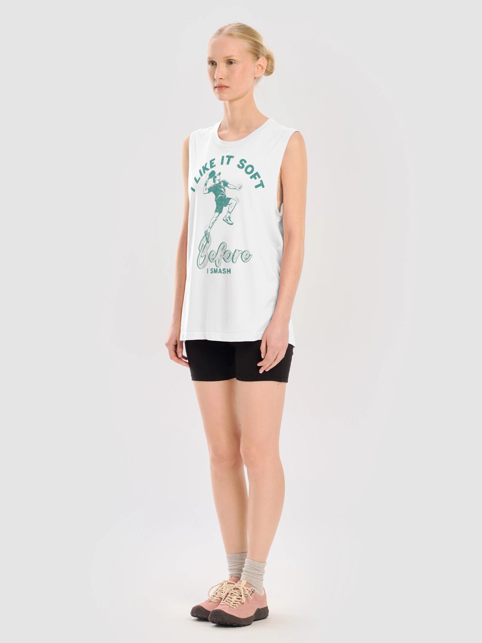 I Like It Soft Before I Smash Tank Top – Adult Humor Pickleball Tank Top product image (5)