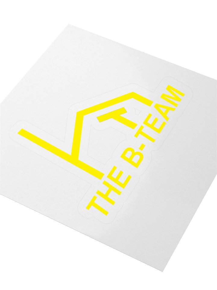 B-Team Yellow Logo Sticker product image (5)