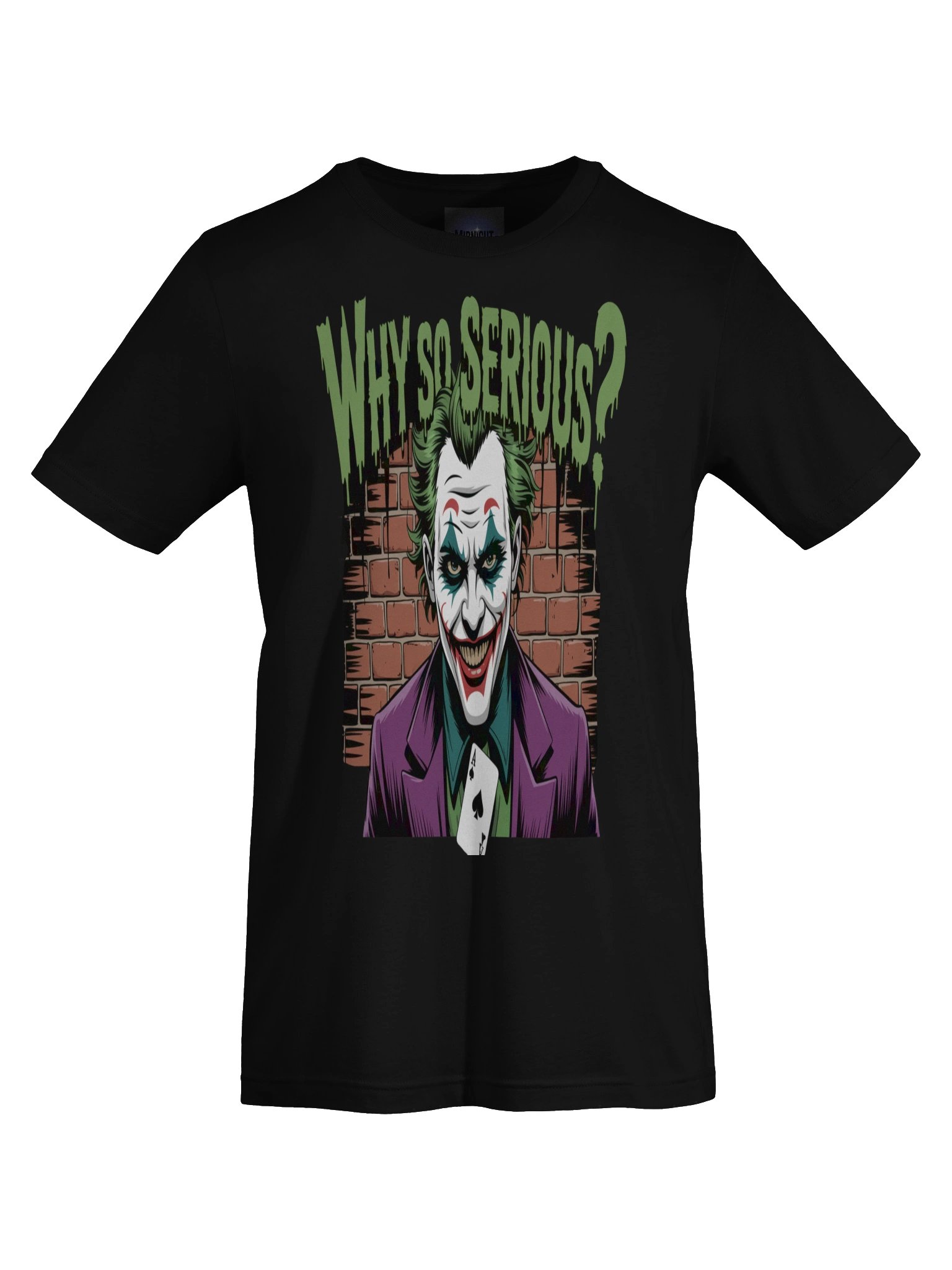 Joker 'Why So Serious?' Graffiti Wall Supersoft T-Shirt product image (1)