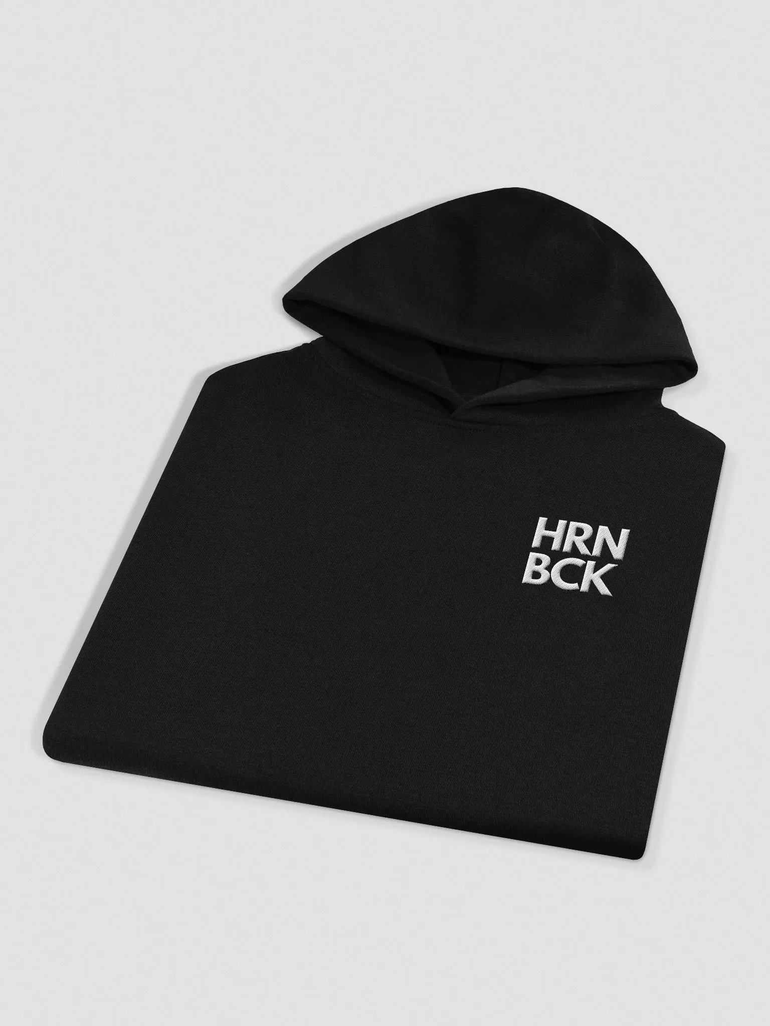 HRNBCK HOODIE OVERSIZED - Original Black Edition (gestickt) product image (3)