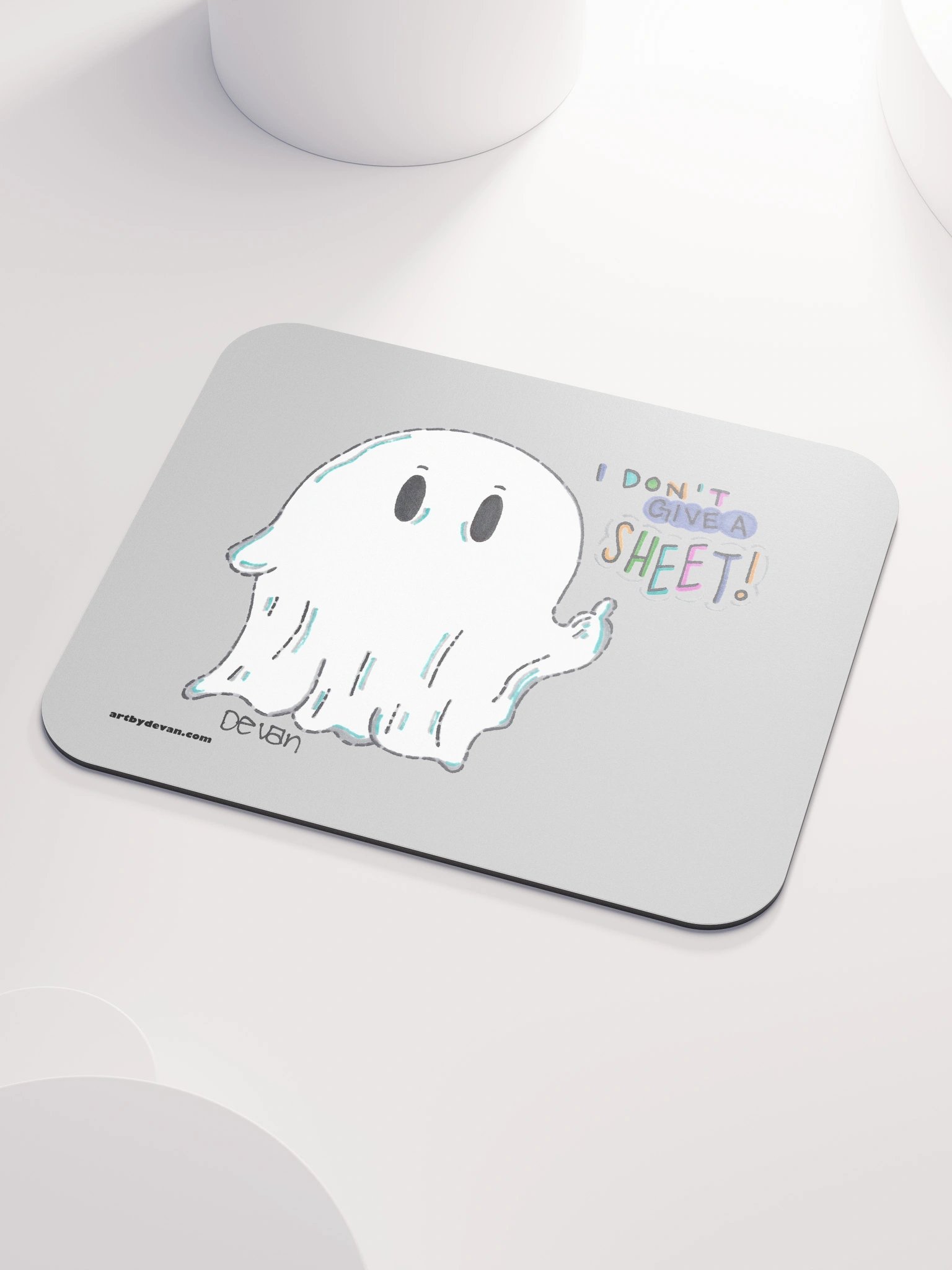 Ghost: Give No Sheets Mousepad product image (3)