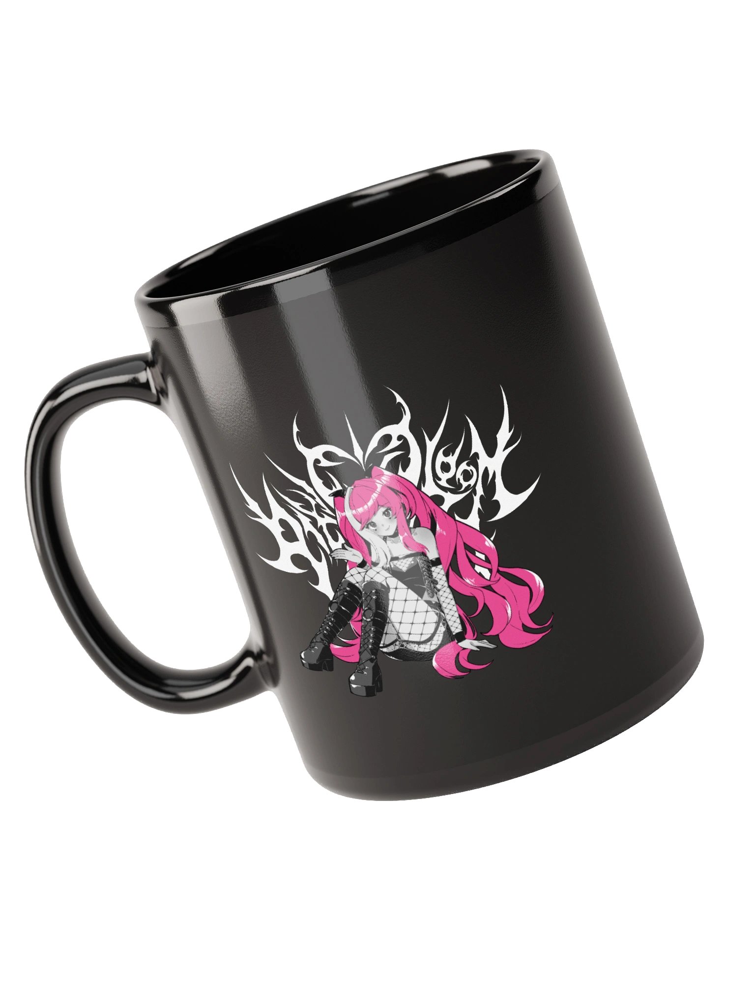 Pixie Metal Black Glossy Mug product image (3)