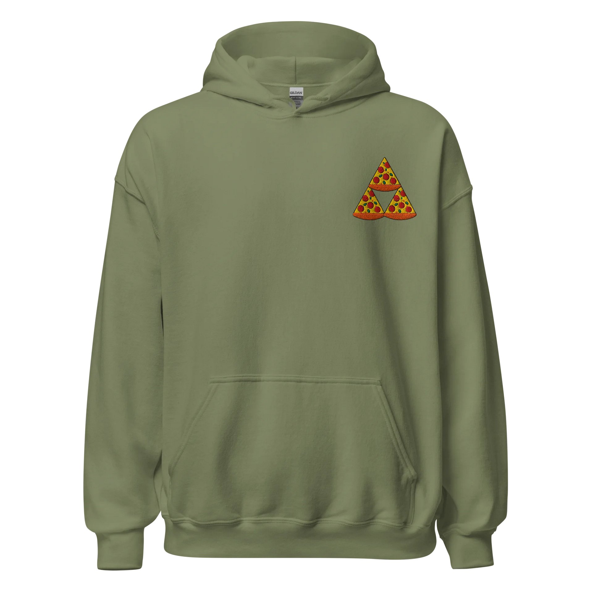 The Triforce of Pizza Legendairy Embroidered Hoodie product image (38)