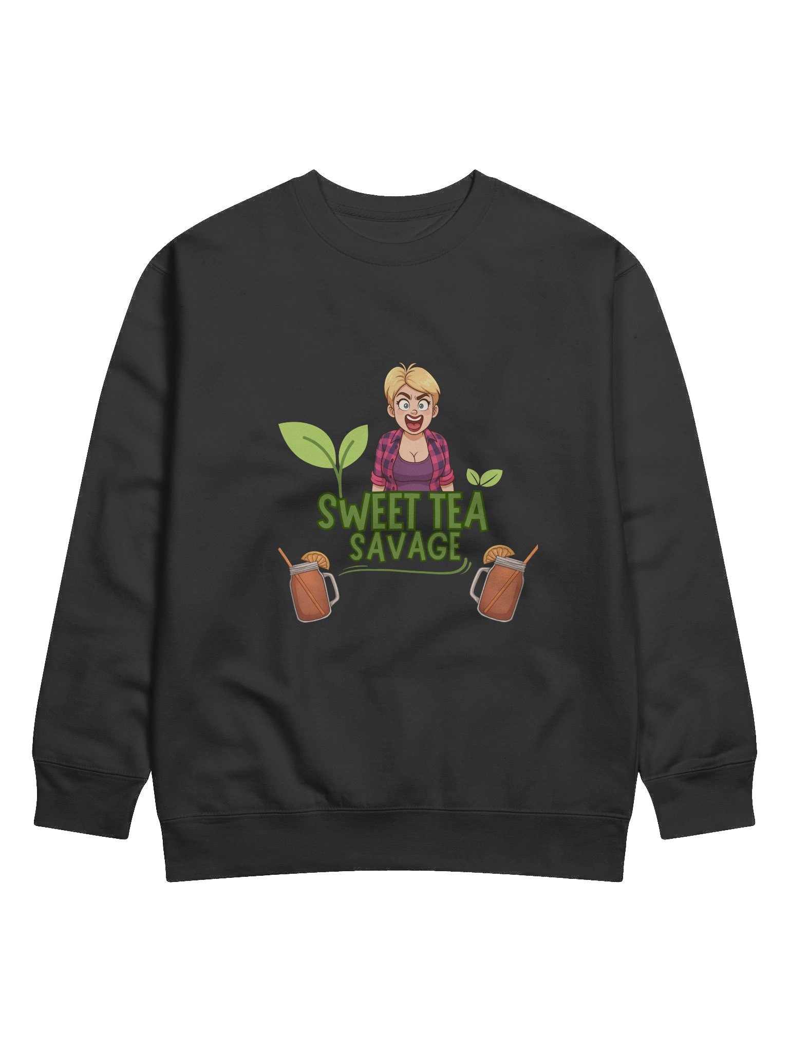 Sweet Tea Savage Unisex Sweatshirt 🍹💄 product image (1)