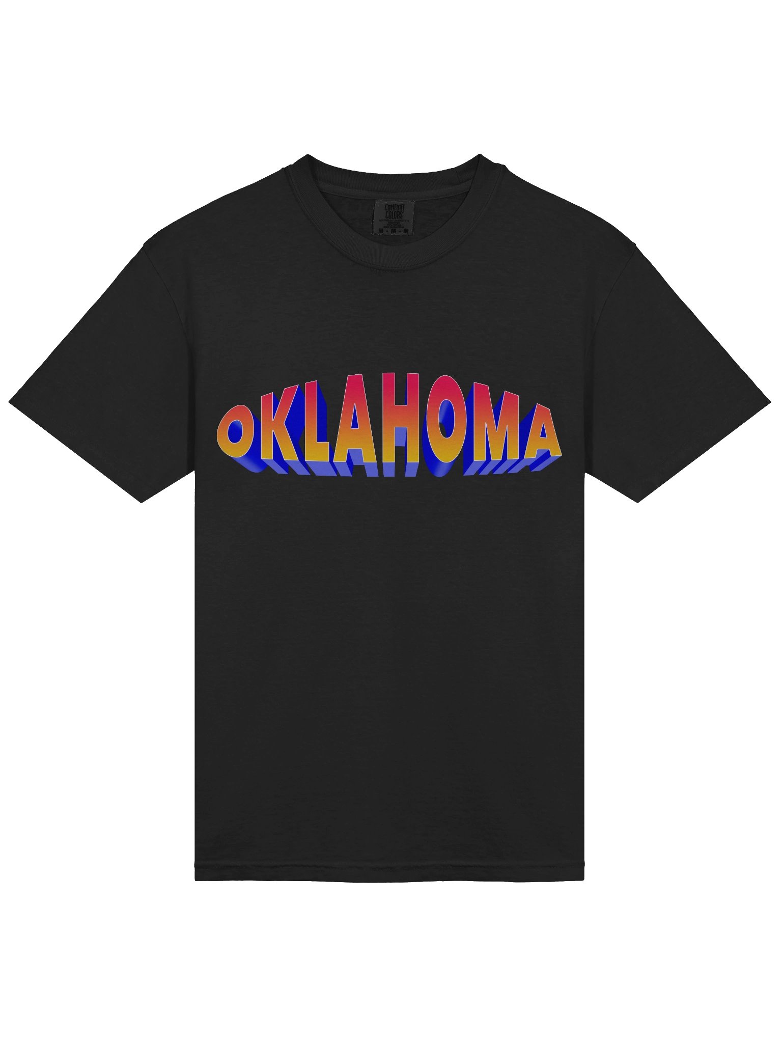 Oklahoma 3D Vibes T-Shirt product image (3)
