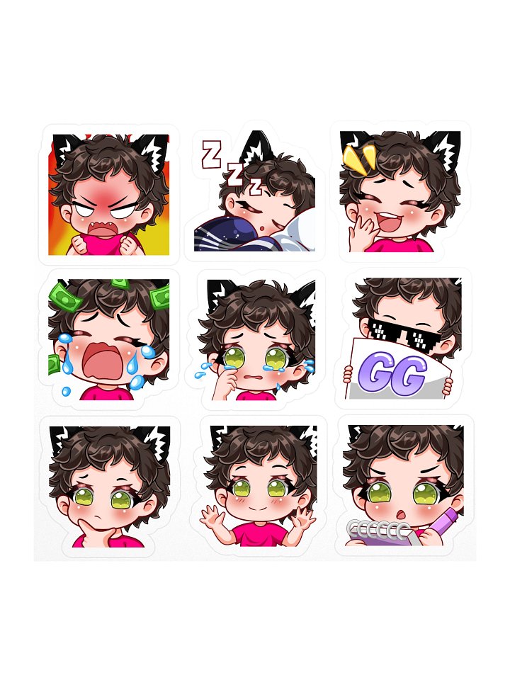 Twitch Emote Sticker Pack 2 product image (1)