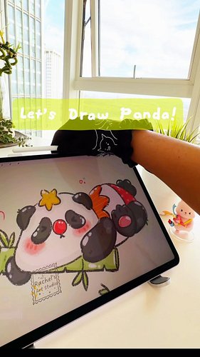 You can draw this cute Panda too 🐼🎋
In this tutorial I’ll show you step by step how to create a set of the cutest pandas ever...