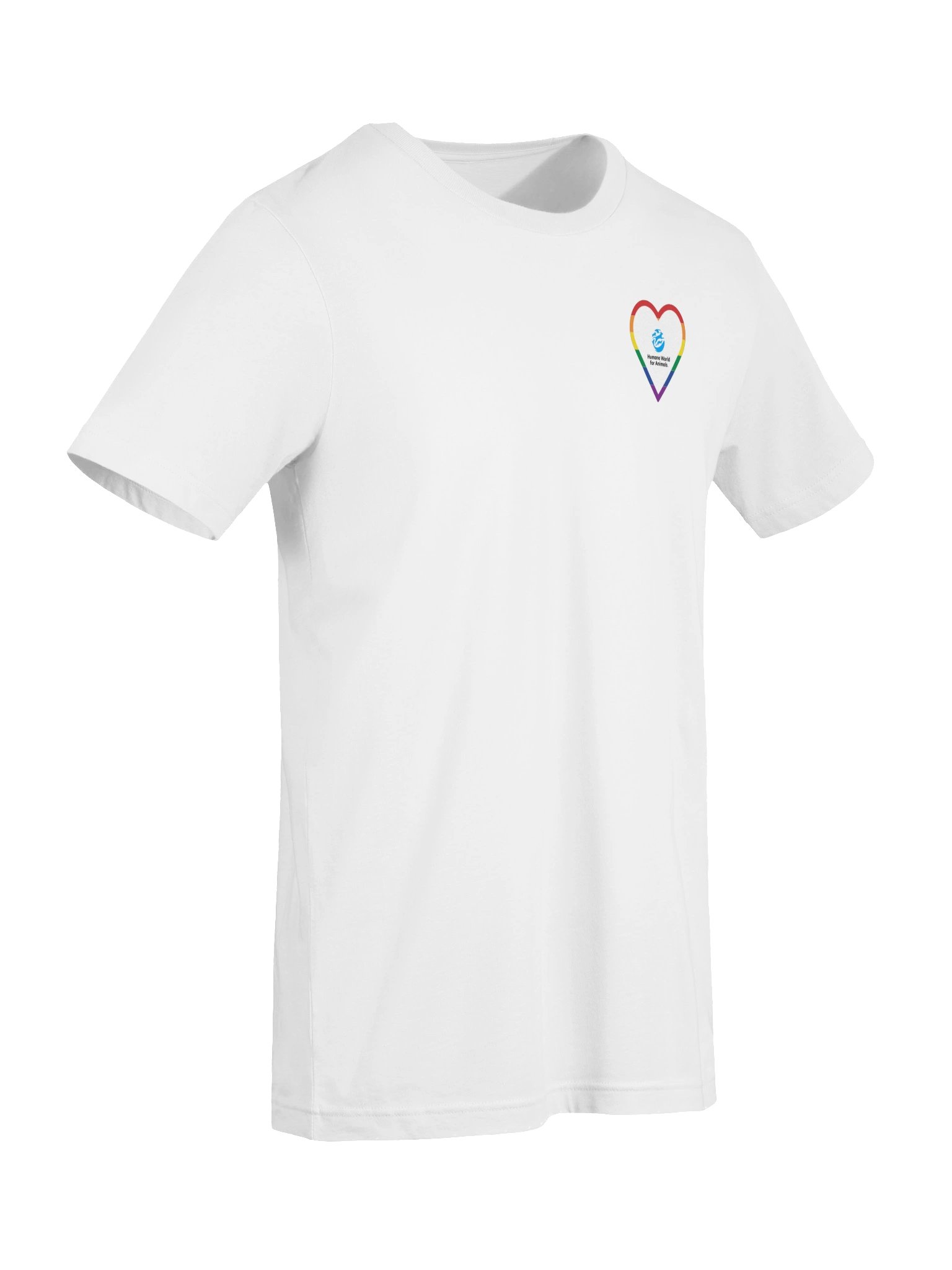 Humane World for Animals - Rainbow heart logo - T-shirt product image (2)