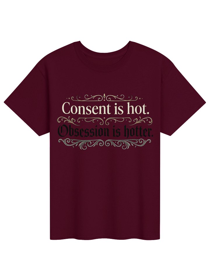 The Literary Obsession Heavyweight Tee - Dark Romance Edition product image (1)
