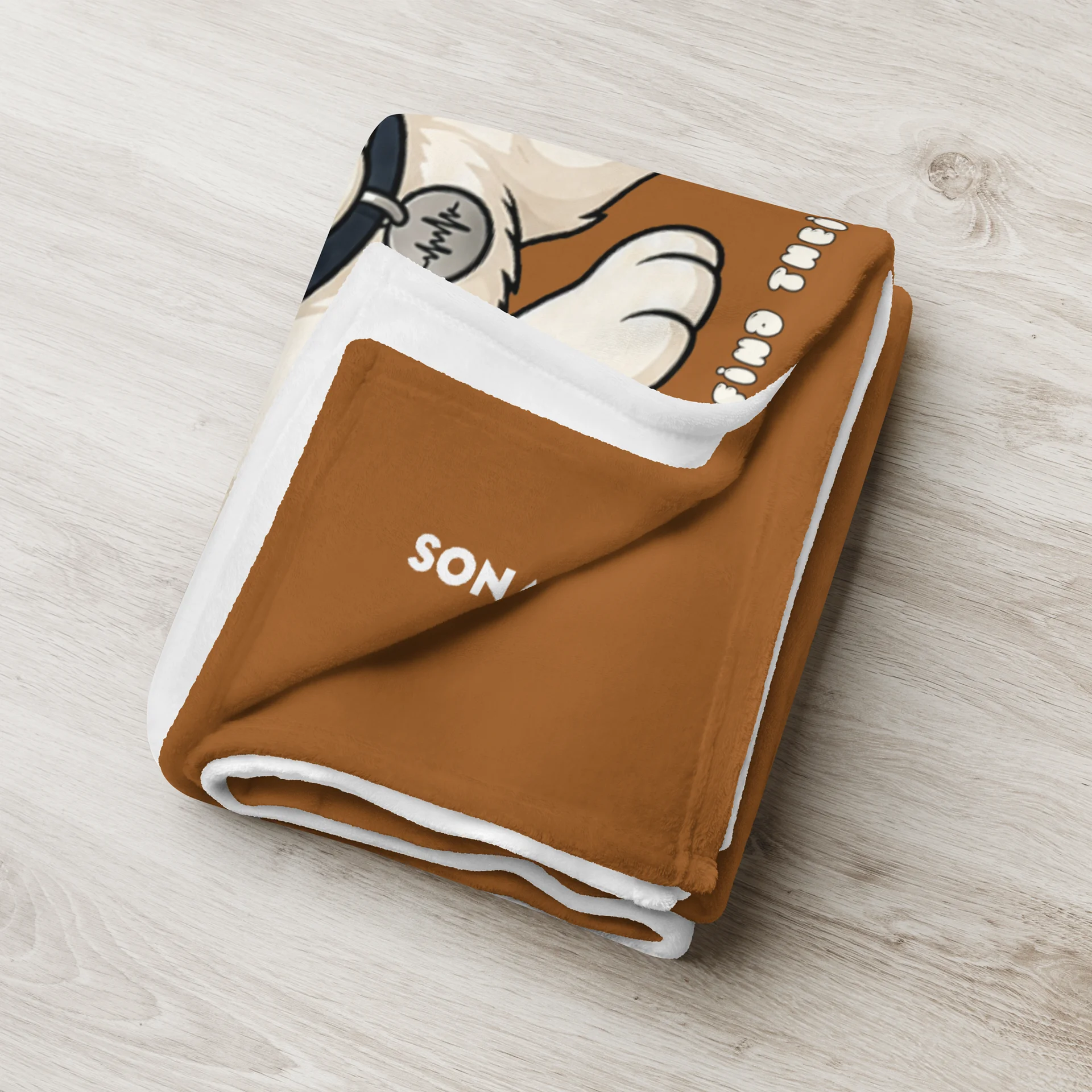 Sonance Dog Throw Blanket (Play) Rich Gold product image (3)