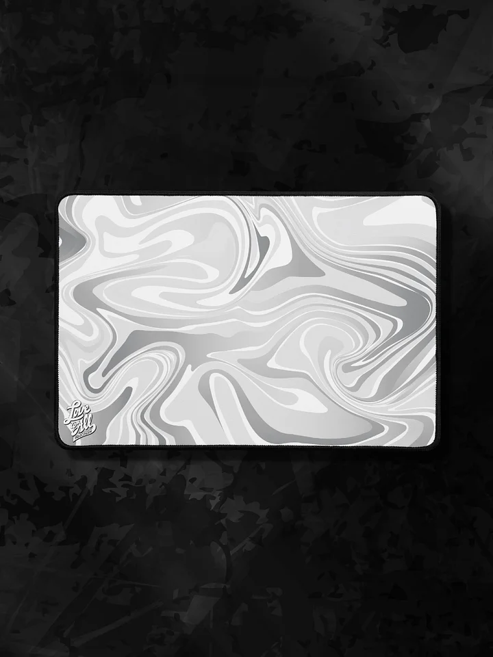 L2A White Silver Deskmat product image (1)