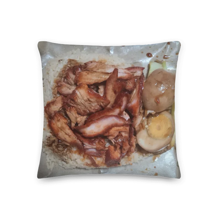 Char Siew Rice Decorative Pillow product image (1)