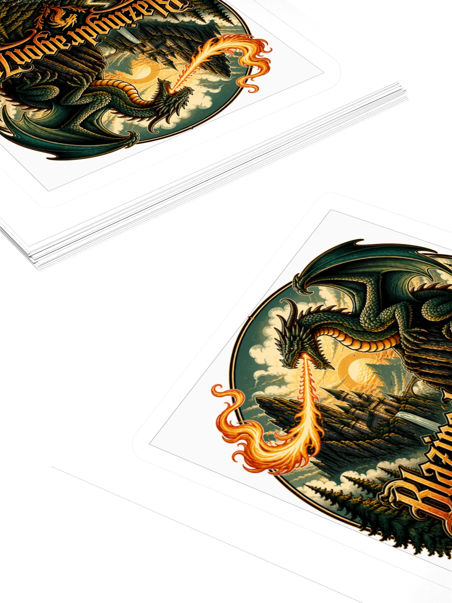 dragon caste stickers product image (11)