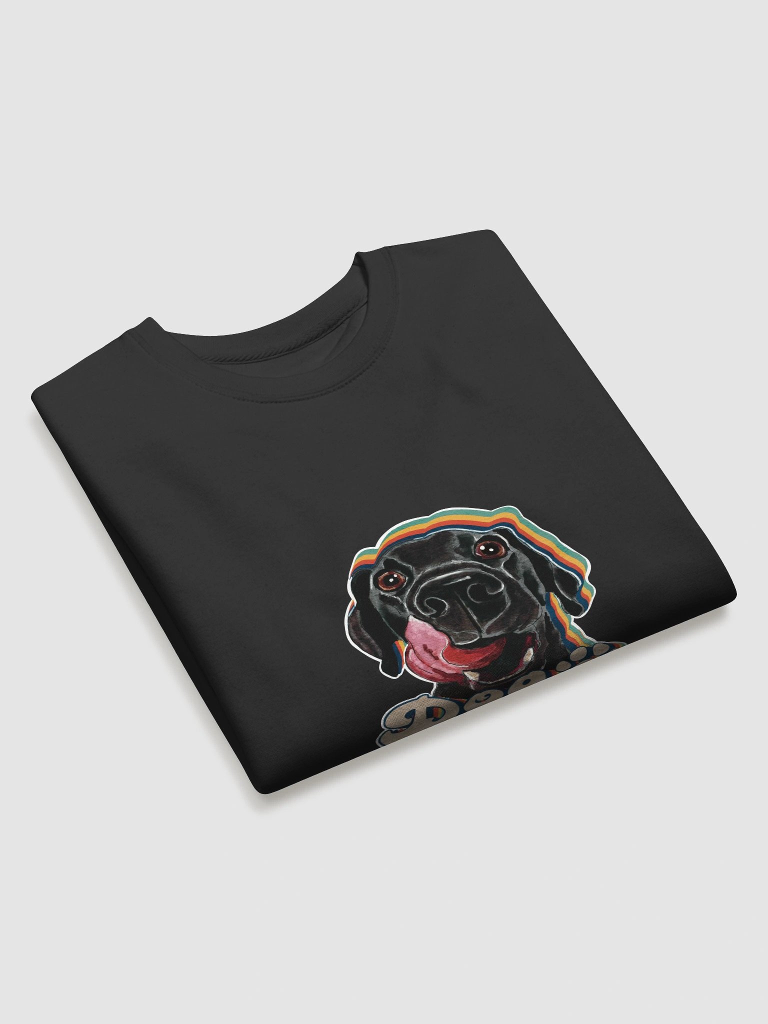 Black Lab Dog Mom Sweatshirt All colors Large print product image (24)
