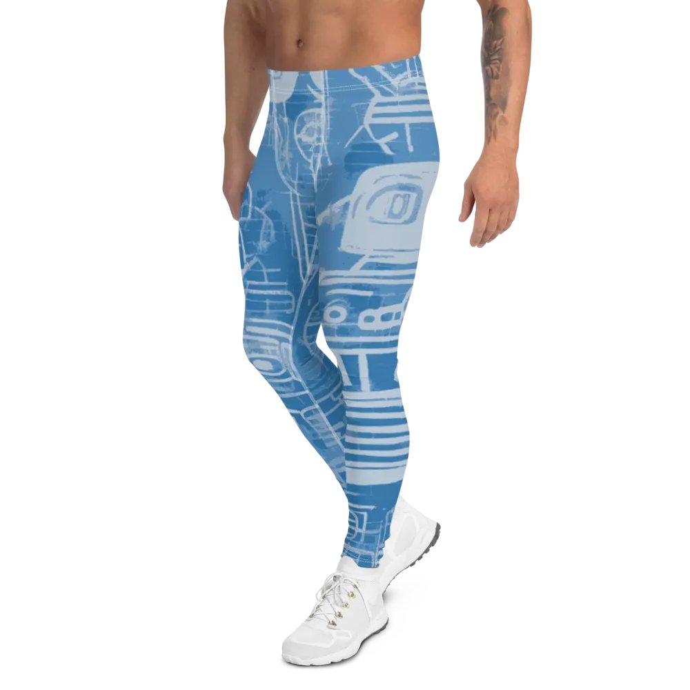 St®èétwise Mecha Graffiti Men's Leggings product image (4)