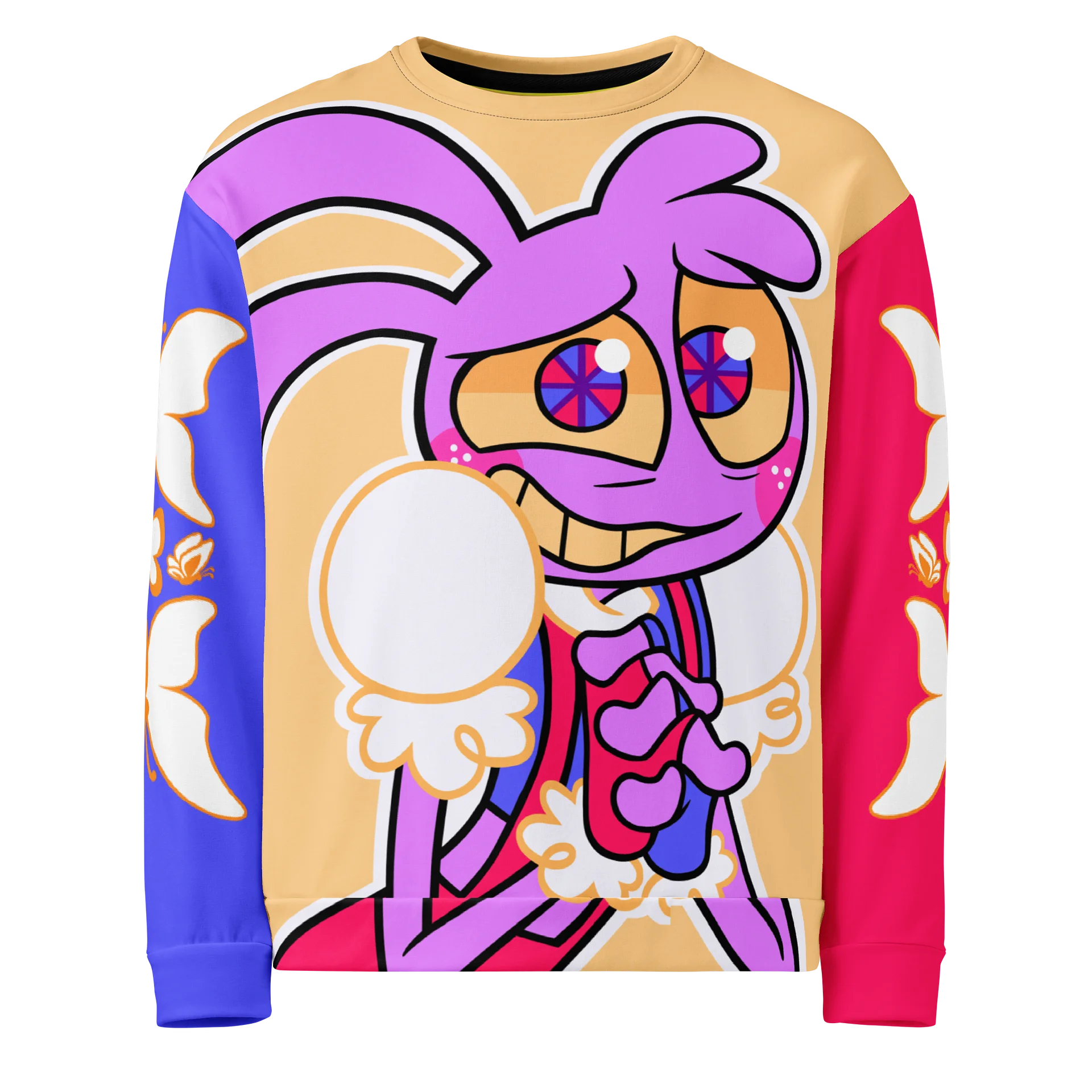 Jammi All Over! Longsleeve (Blue/Red) product image (1)