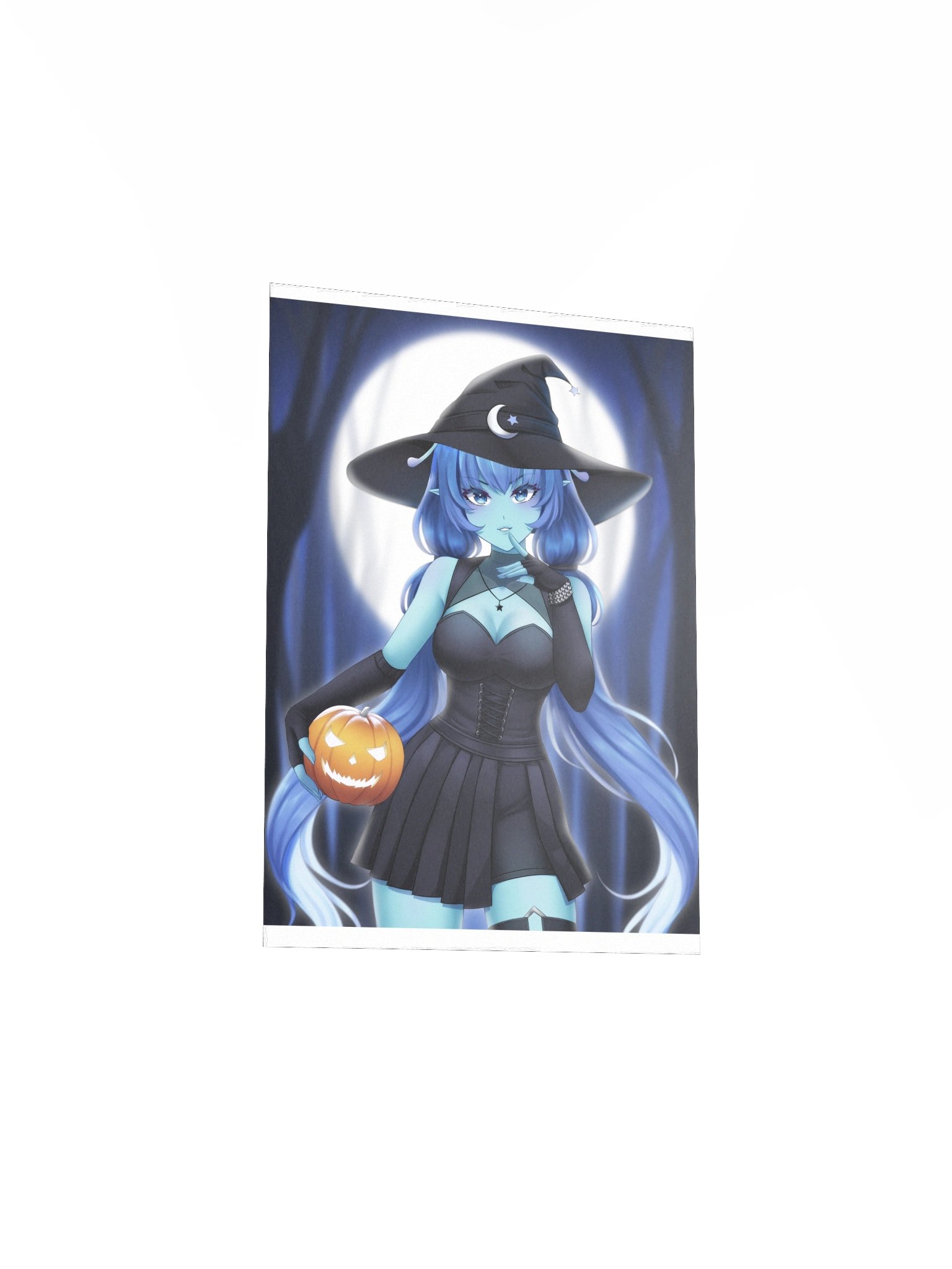 Starry Goth with Pumpkin Posters product image (8)