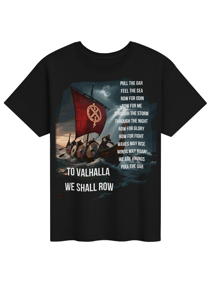 To Valhalla Viking Rowing T-Shirt product image (1)