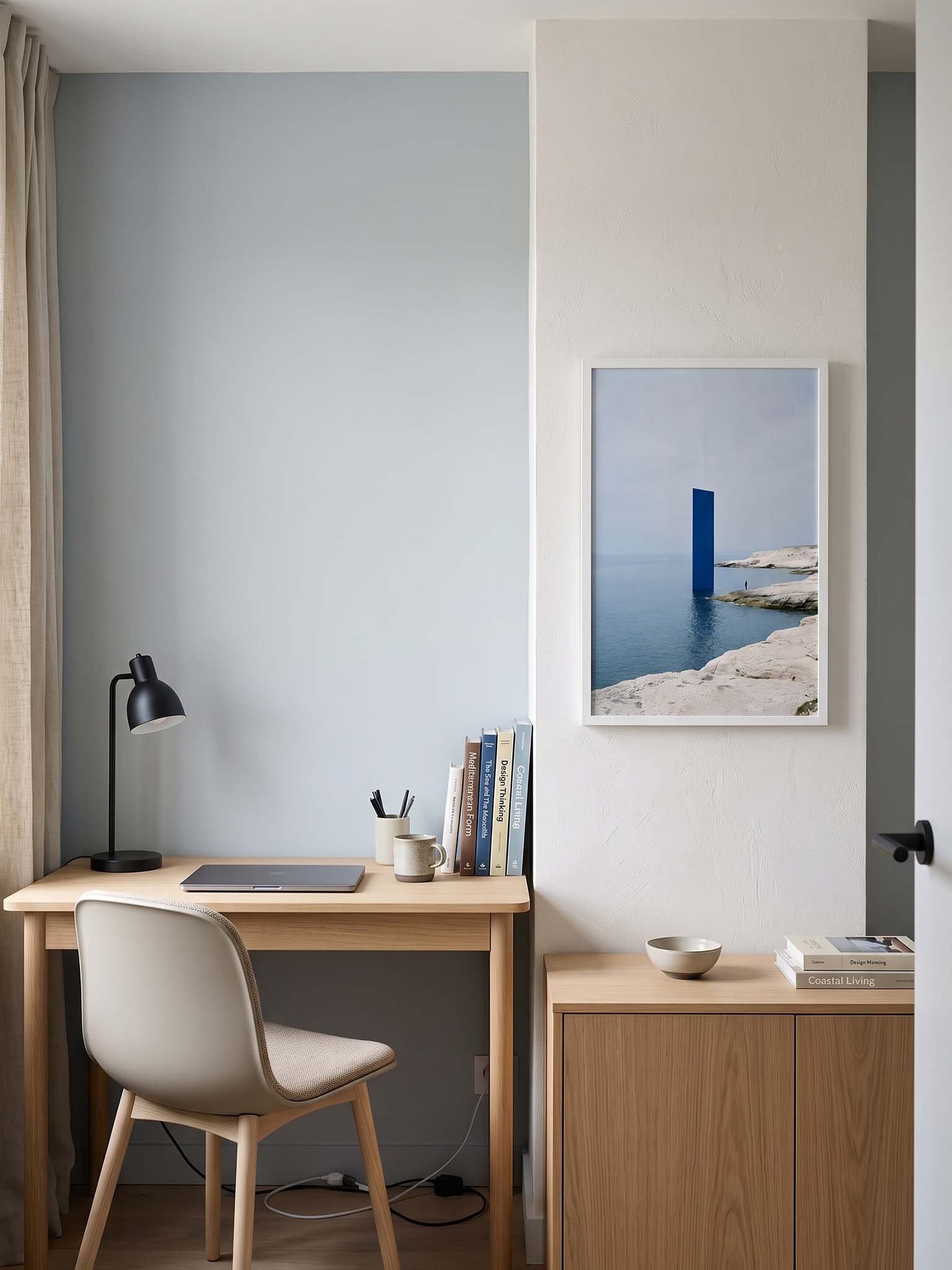 The Blue Interruption - Surreal Coastal Wall Art product image (73)