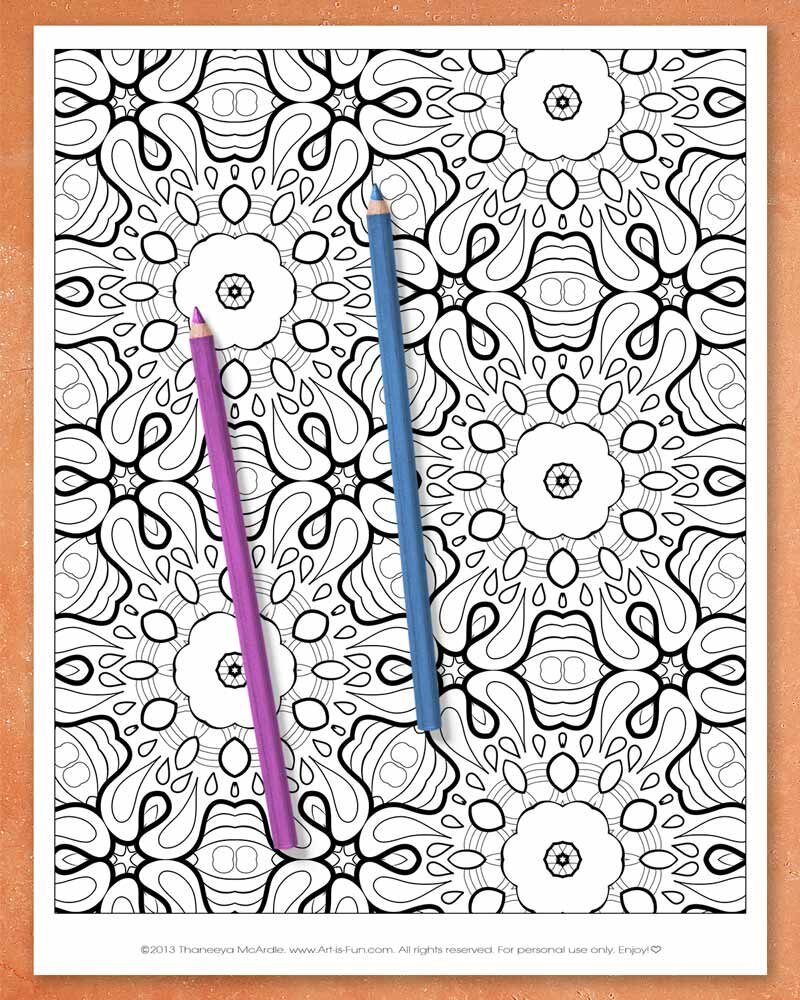 Abstract Patterns Coloring Pages product image (10)