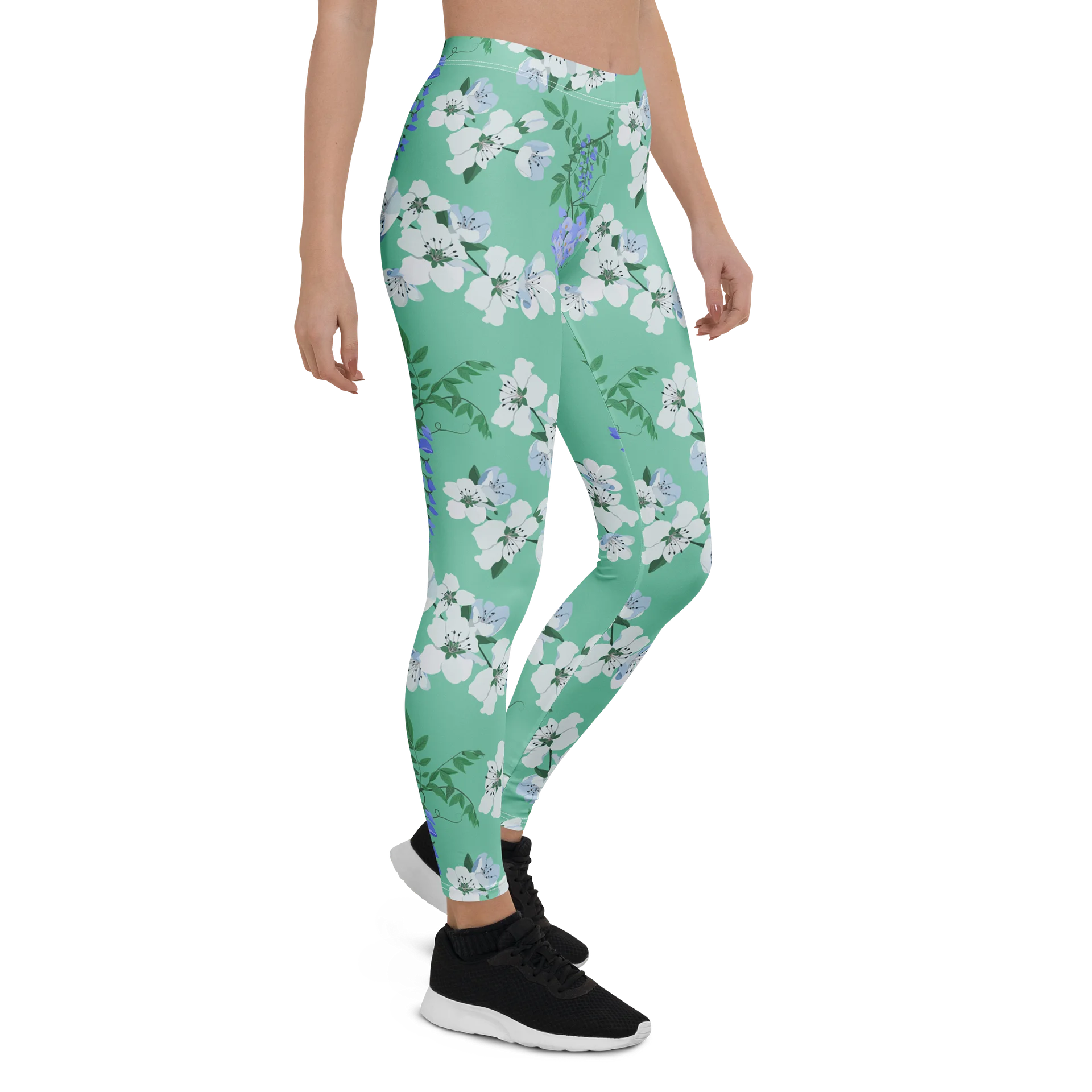 Cherry Blossom Flowers Leggings for Active Wear product image (5)