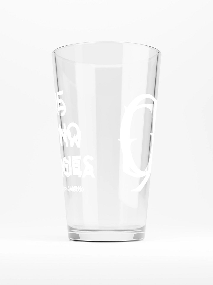 GRG Motto Pint Glass - White product image (1)