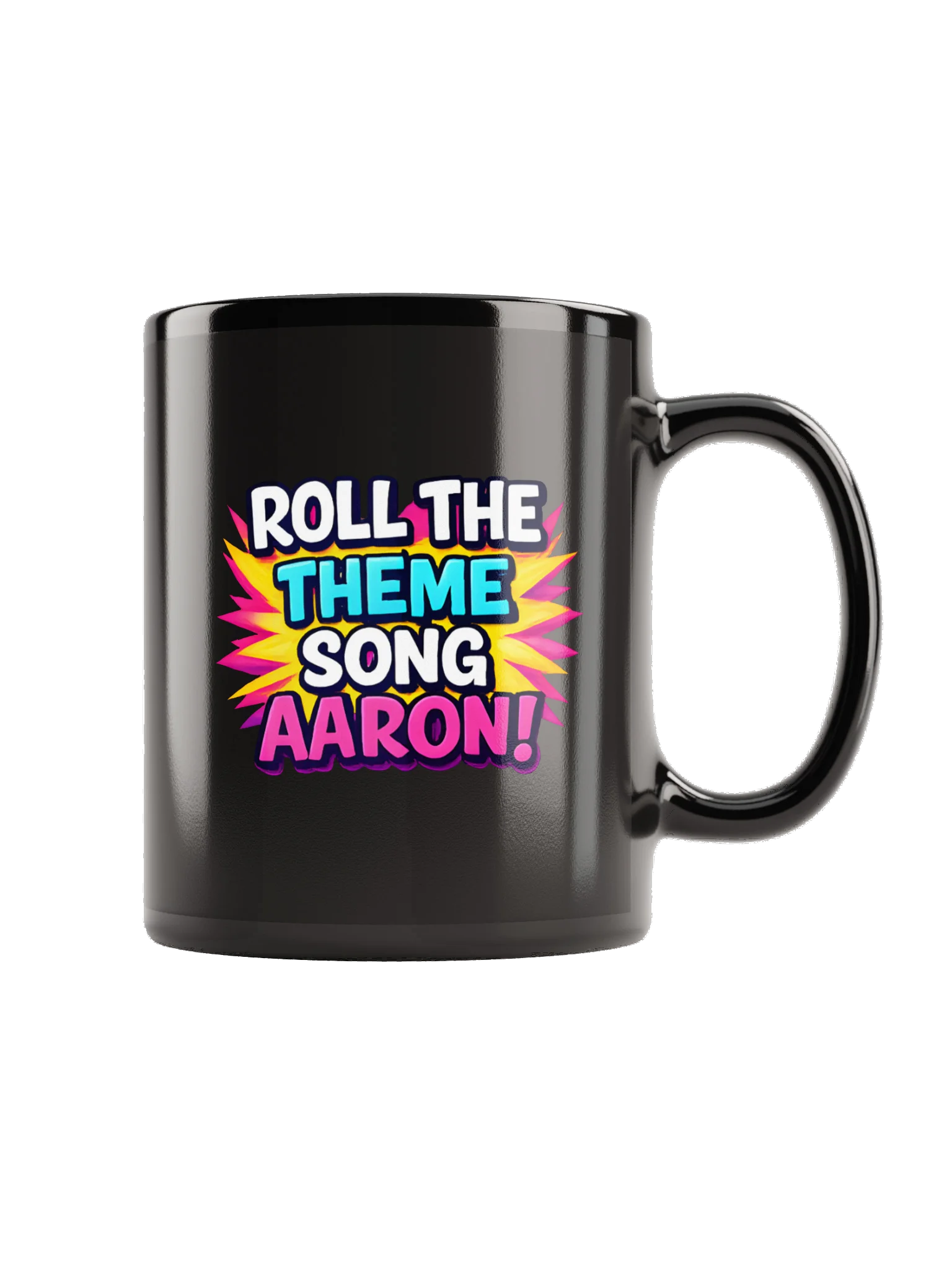 Black Roll The Theme Song Mug product image (4)