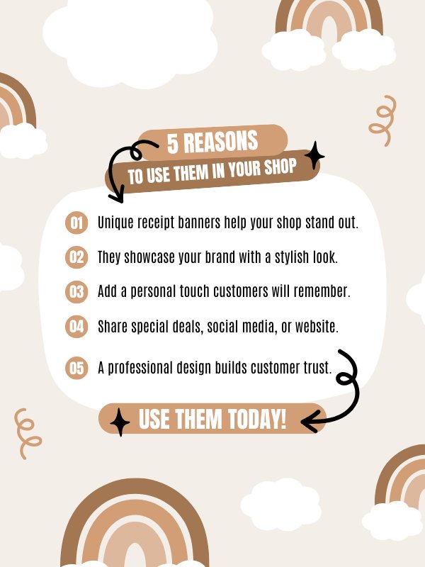 MRR/PLR Etsy Order Receipt Banner Template product image (4)