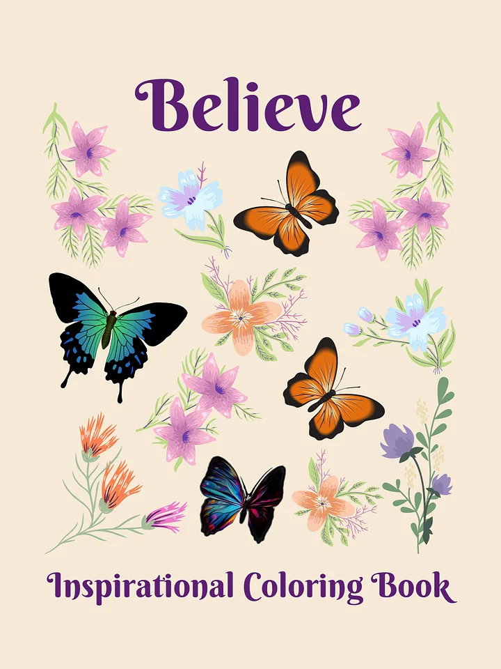 Inspirational Coloring Book (Digital PDF) product image (1)