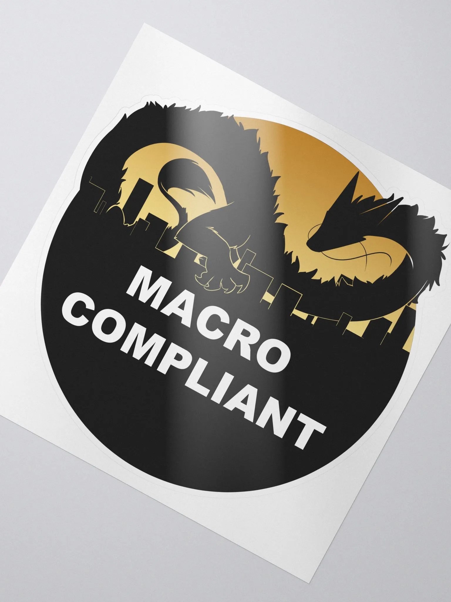 Macro Compliant Sticker product image (2)