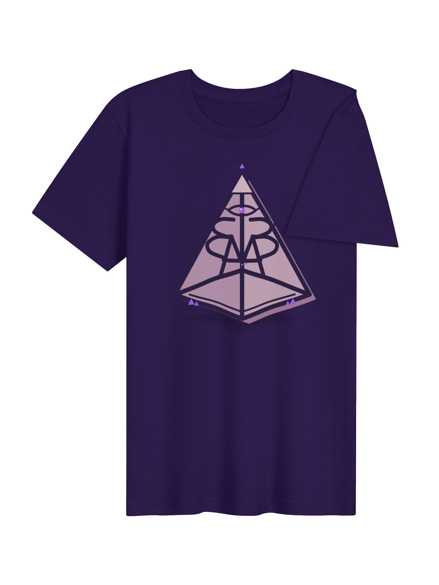 AMP-33 Pyramid 3D Tee — Purple product image (4)