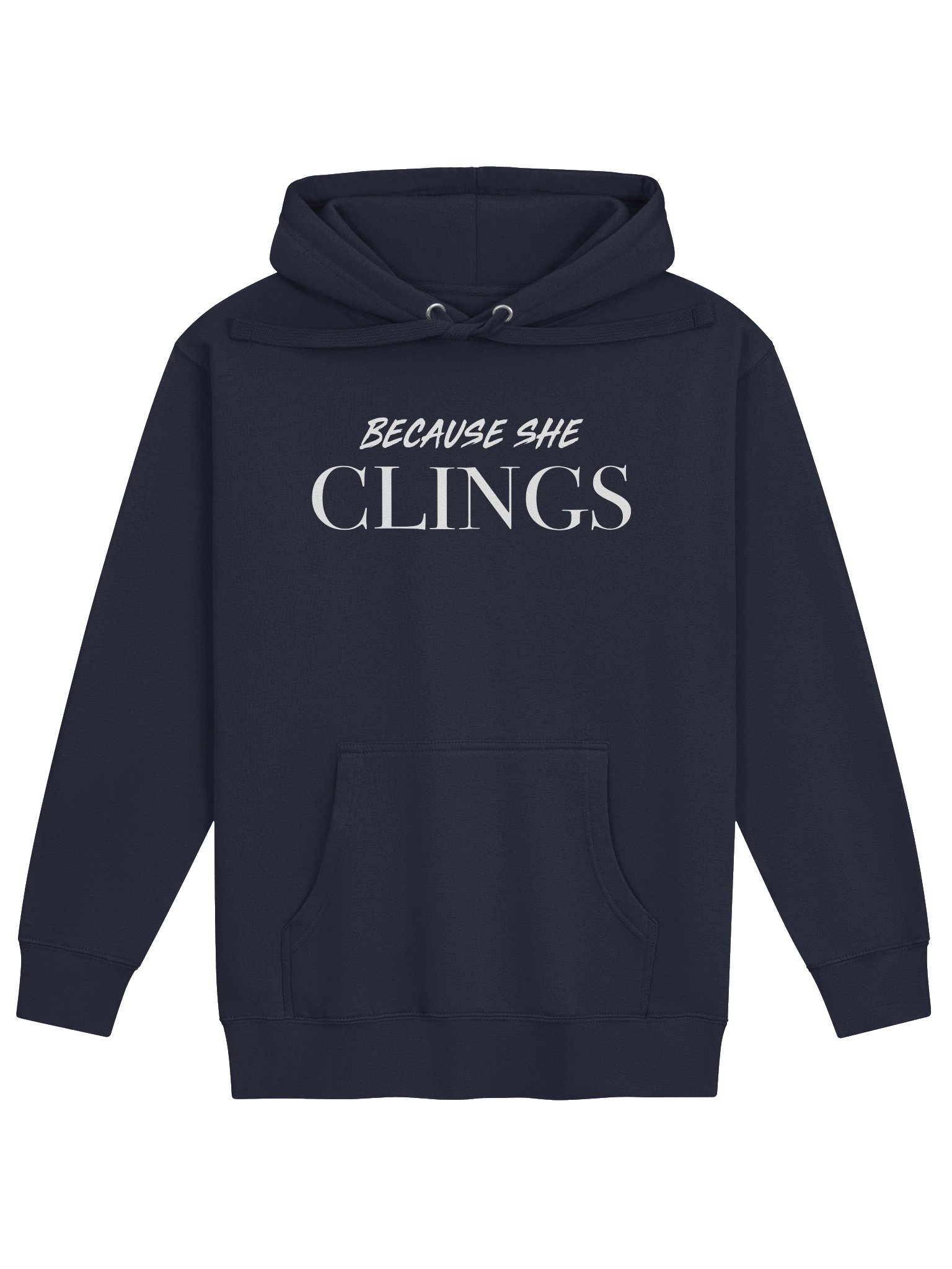 Because She Clings - Hoodie (WHITE LOGO) product image (20)