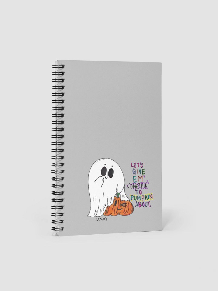 Ghost: Let's Give Em' Pumpkin Notebook product image (1)