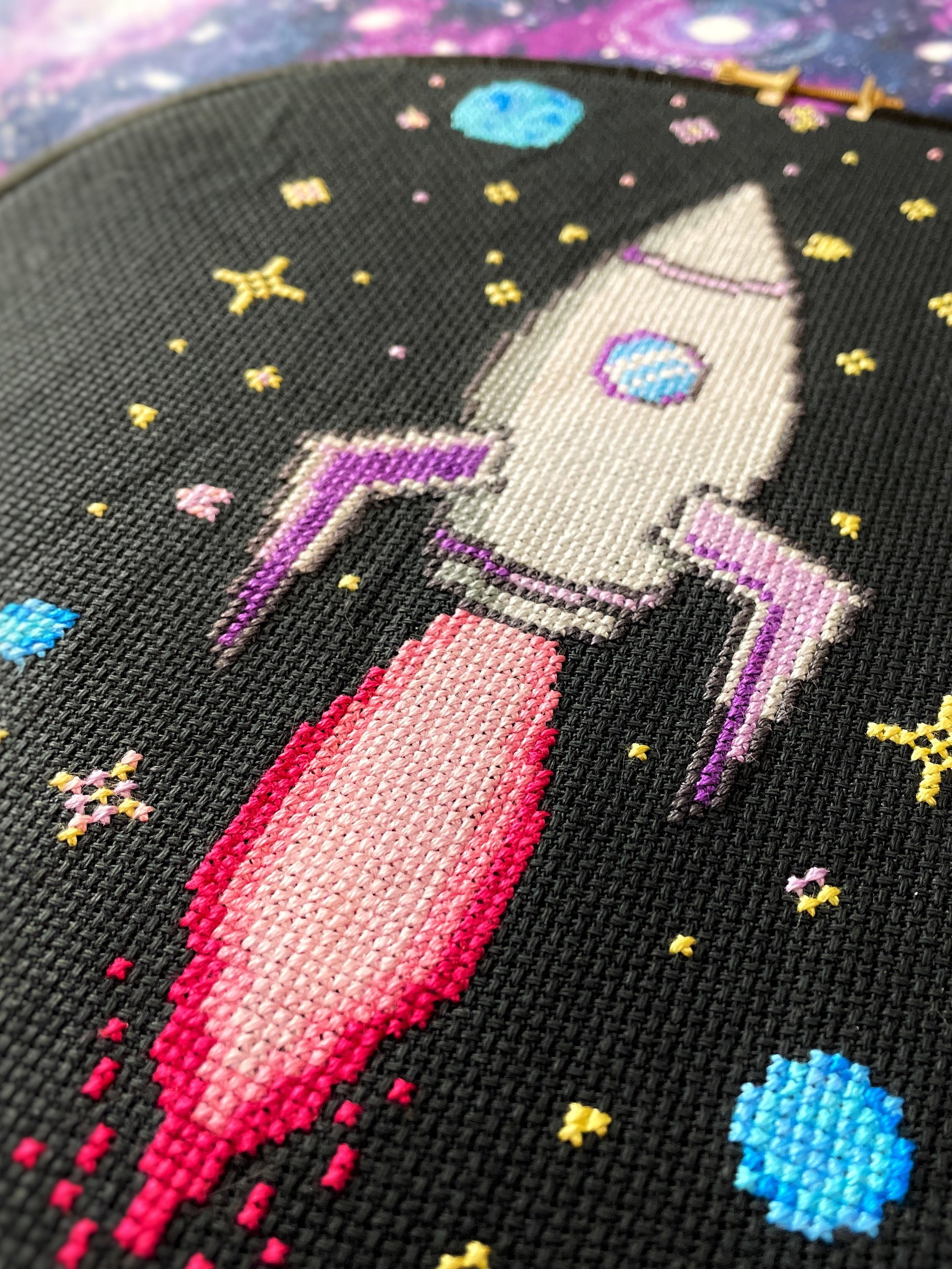 Pastel Rockets - Cross Stitch Pattern product image (2)
