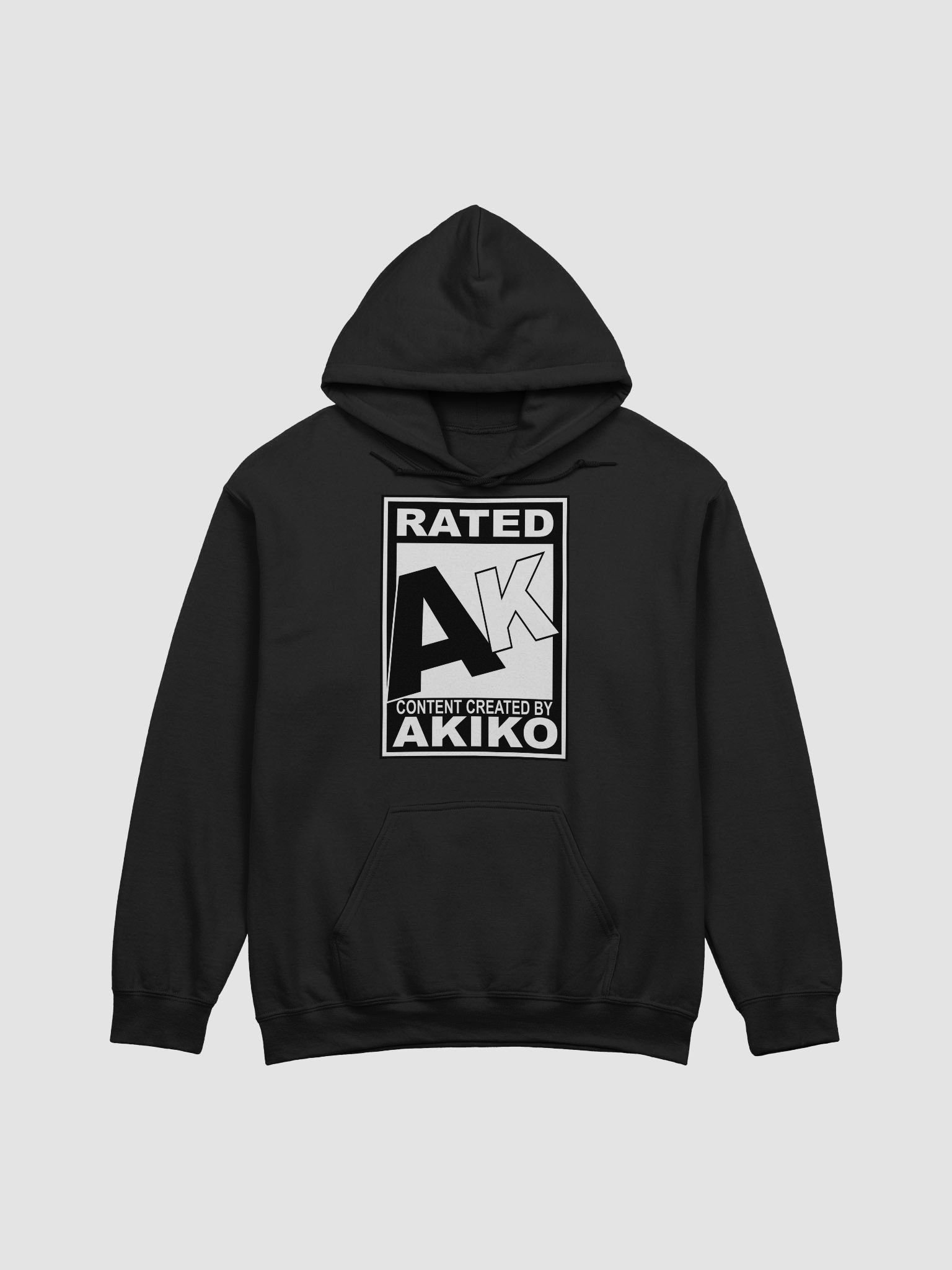 "Rated AK" Hoodie (Gaming Rating Parody) [Limited Time Discount] product image (1)