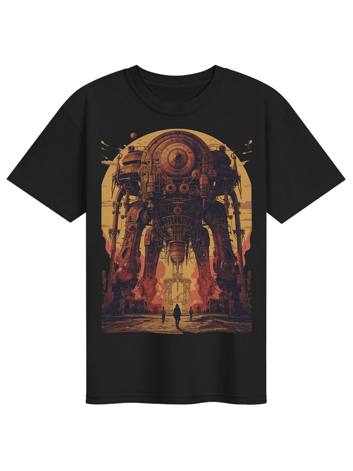 Sunset Mecha Giant Heavyweight T-Shirt product image (1)