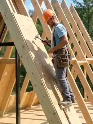 Two floors with one bedroom and one bathroom in a cozy A Frame House has made it very viral worldwide as the New cabin standard for those who want to build their dream home ! Our Moonrise cabin is also available as a dreamer pack for you. Wana build your own? Drawings & Plans available in link : https://vironhomes-shop.fourthwall.com/products/af089-tdp