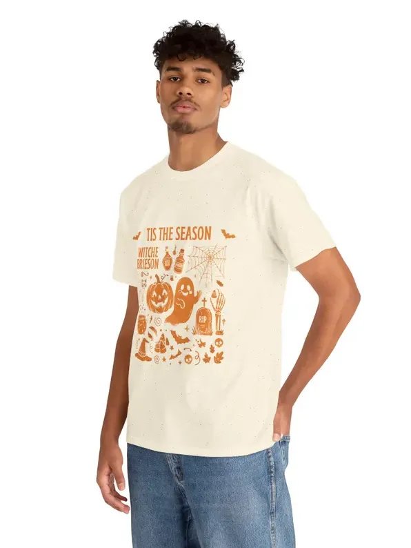 Tis the Season Halloween Icons Tee | Pumpkin Witch Ghost Spiderweb product image (125)