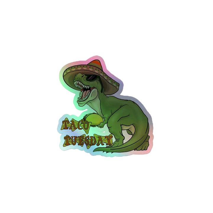 Taco Tuesday Holo Sticker product image (1)