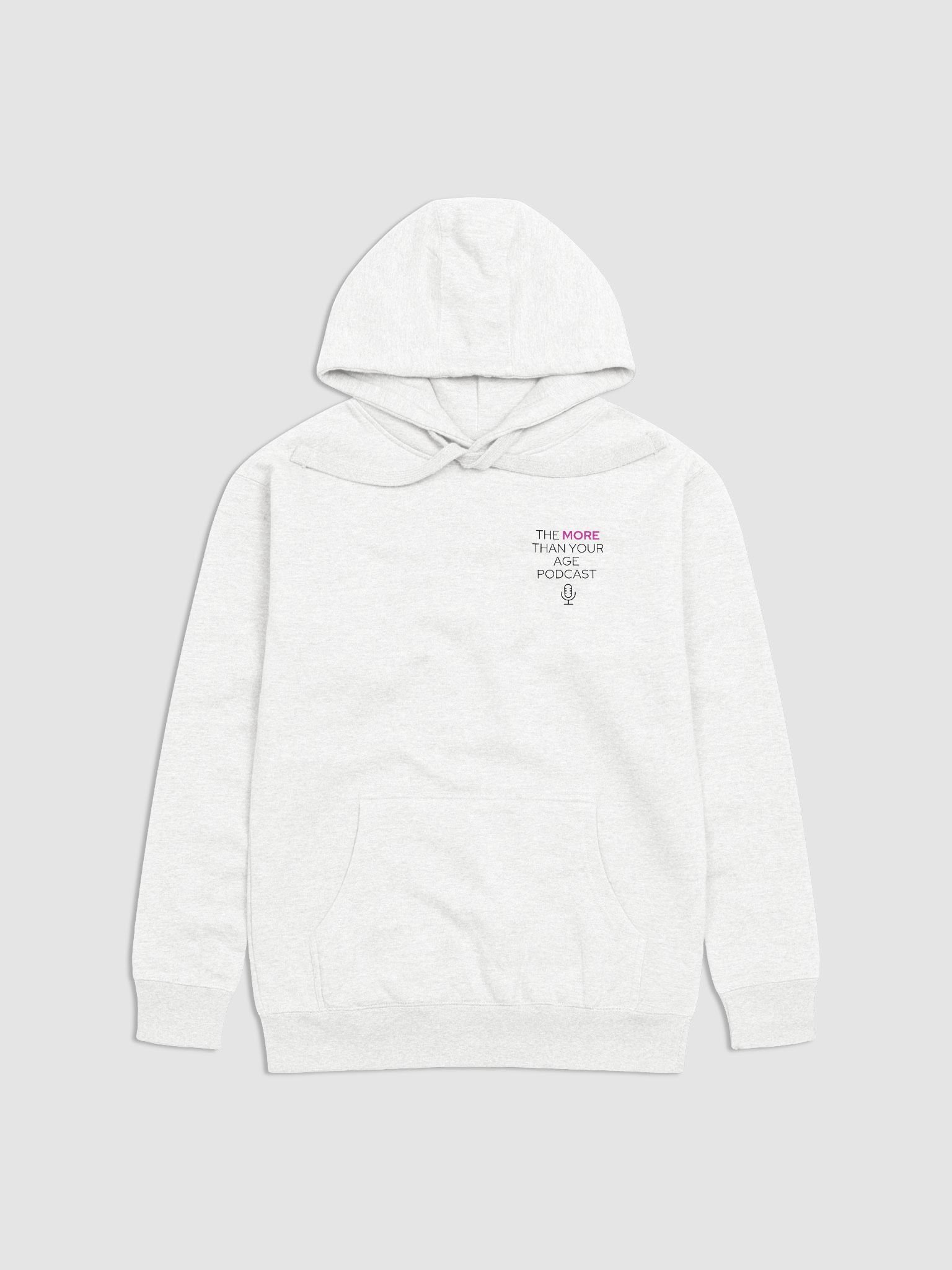 MTYA Podcast White Hoodie product image (1)