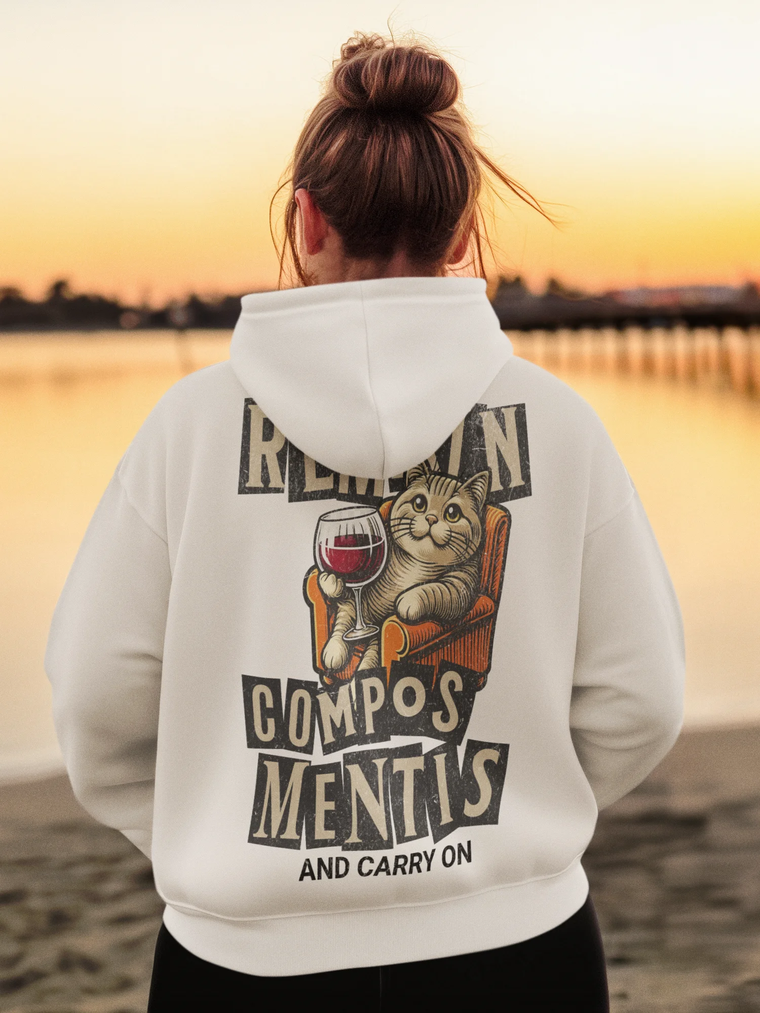 Remain Compos Mentis and Carry On Cat Wine Zip Hoodie product image (56)