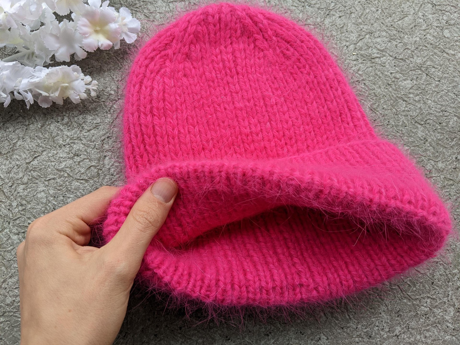 Ribbed Knit Winter Hat Pattern product image (7)
