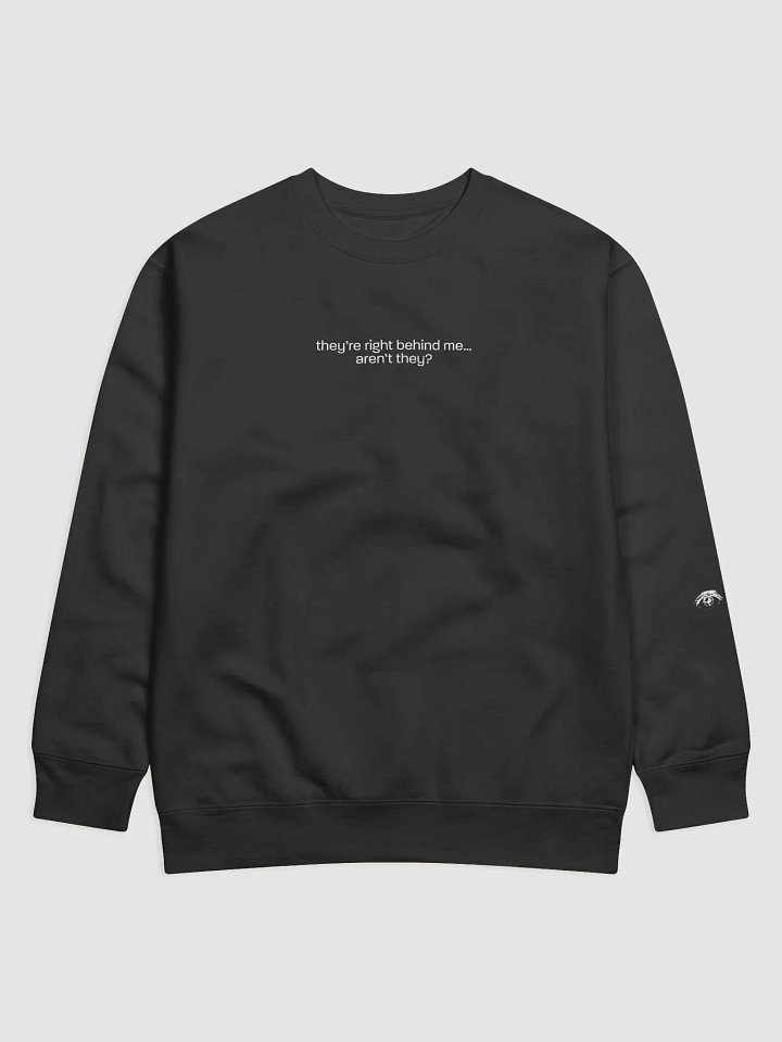 they're right behind me... aren't they? Sweatshirt product image (2)