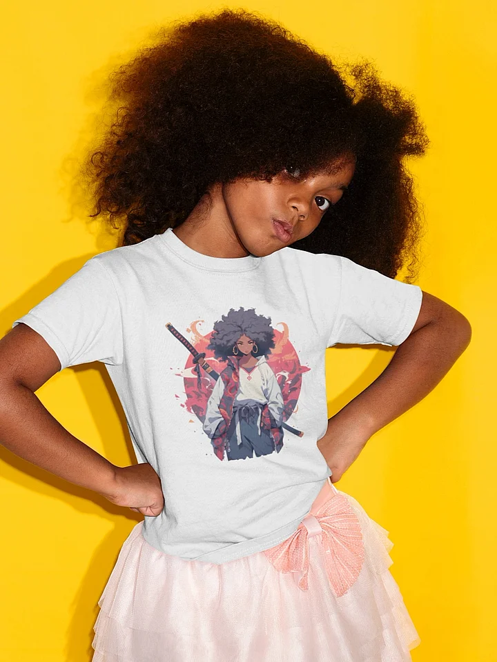 Afro Blade Princess Youth Girl T-Shirt product image (2)