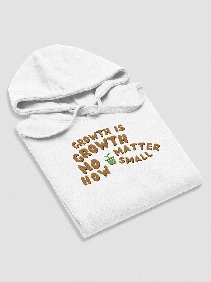 GROWTH IS GROWTH | HOODIE | EMBROIDERED product image (1)