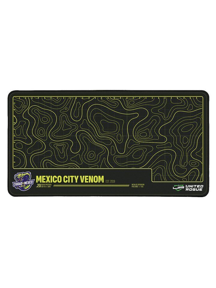 Mexico City Venom Map Desk Mat product image (1)