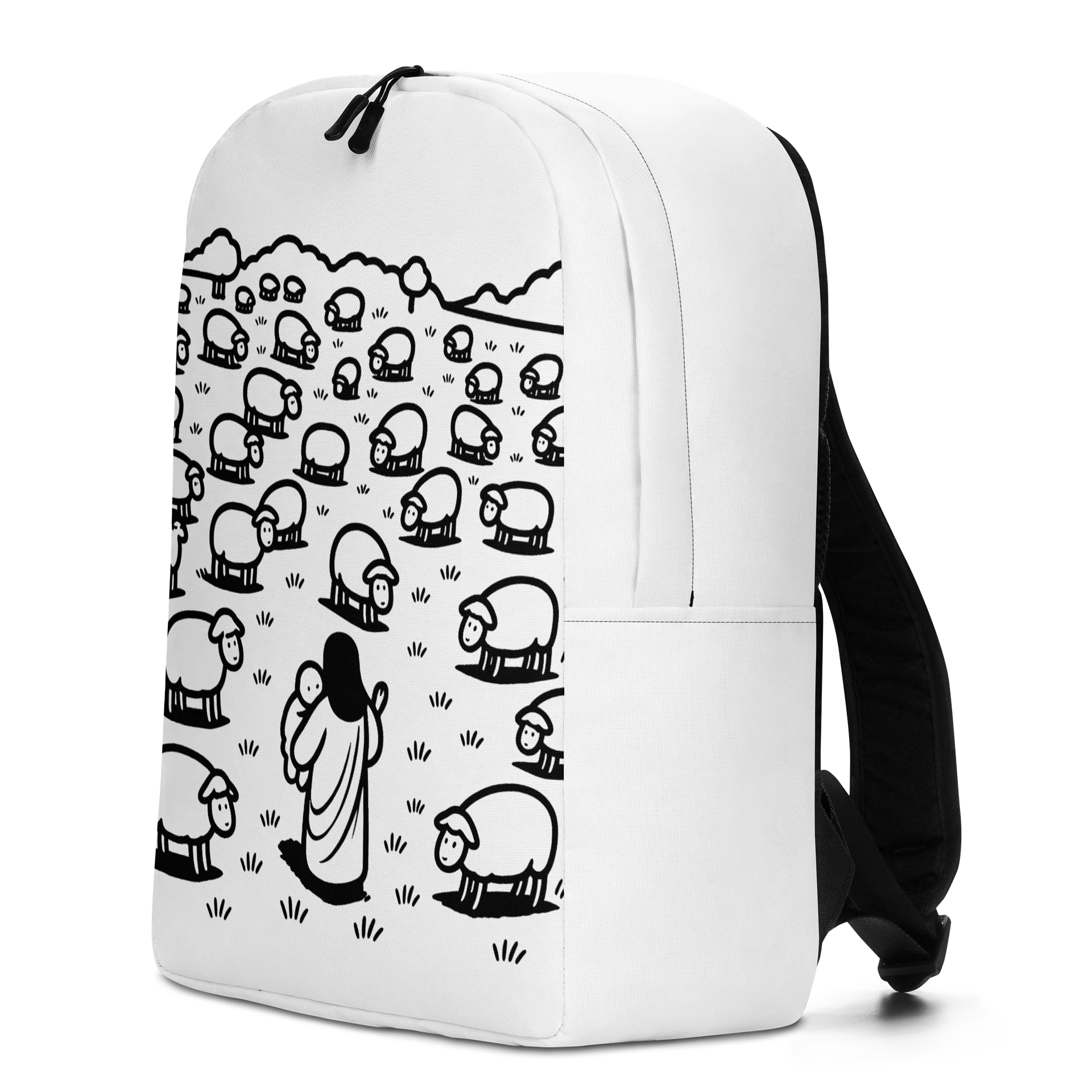 The Good Shepherd Doodle Minimalist Backpack product image (2)