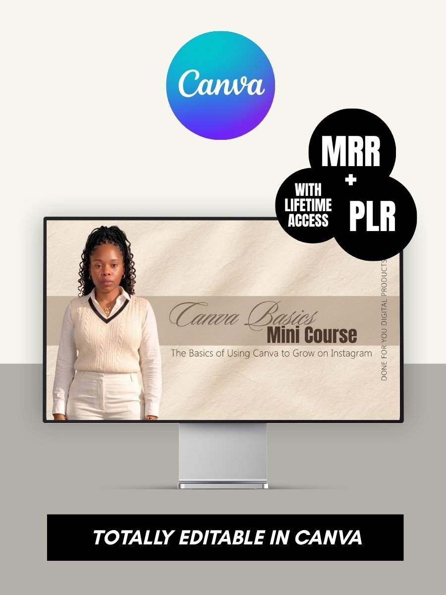 Canva Basics MINI Course product image (1)